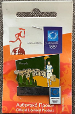Athens Greece 2004 Olympic Torch Relay Lapel Pin with Gift Box picture