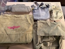 Vintage Military Bag Lot Banana Republic Sack Shoulder Bag Pack picture
