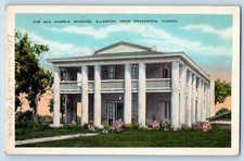Bradenton Florida FL Postcard The Old Gamble Mansion Building Exterior c1920's picture