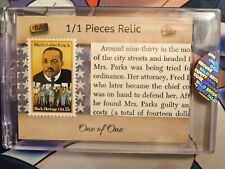The BAR PIECES OF THE PAST 1/1 RELIC CARD MLK Jr. 