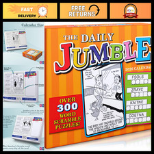 2026 Daily Desk Calendar - Page-a-Day Word Puzzles, Jumbles & Anagrams picture