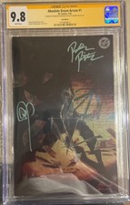 Absolute Green Arrow #1 foil edition SS CGC 9.8 signed by Pornsak & Scott Snyder picture