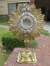 Nice Older Antique Traditional Monstrance - No Luna picture