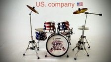 4th Of July Miniture Drum SATTARI 250 Years Of Freedom  Celebration 1776-2026 picture