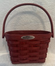 Longaberger 2007 Red Woven Memories Basket picture