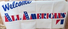 Original Vintage American Motors AMC Welcome All Americans 58 x 30 Dealer Banner picture