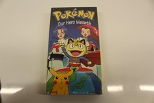 Vintage 1998 Pokemon Our Hero Meowth VHS Video Tape Factory Sealed Collectible picture