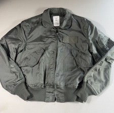 US Military Flyers Flight Jacket Mens Medium 38-40 Green Summer Type CWU-36/P picture