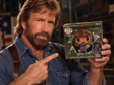 Chuck Norris Funko Pop Target Exclusive with SMALL Shirt SEALED picture