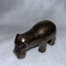 VINTAGE HIPPOPOTAMUS EGYPT SIGNED VERONESE 2000 WILLIAM THE HIPPO MINIATURE LOOK picture
