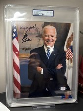 Joe Biden President Signed Autograph PSA/DNA Encapsulated Rare Inscription picture