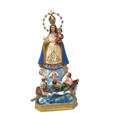 OLOT Caridad del Cobre Statue, Our Lady of Charity, Saint Santo Spain Glass Eyes picture
