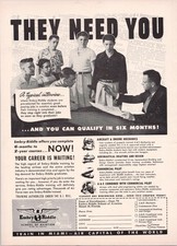 Vintage Embry-Riddle School of Aviation Magazine Ad 1952 Miami Flight Training picture