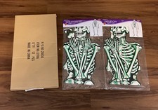 Beistle Vintage Skeleton Jointed Halloween Die Cut 55