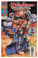Biker Mice from Mars #3 Marvel Comics 1994 X-Terminator Crease on the Back Cover picture