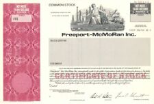 Freeport-McMoRan Inc. - Specimen Stock Certificate - Specimen Stocks & Bonds picture