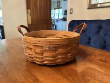 Longaberger 2002 Darning Basket Has Made In America Tag. picture