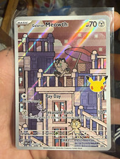 Galarian Meowth 141/128 Illustration Rare Holo EN Scarlet & Violet 70HP OKUBO picture