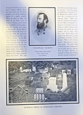 1912 Vintage Illustration Stonewall Jackson Grave at Lexington Virginia picture
