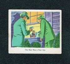 1949 Bowman America Salutes the FBI  The Man Was A Nazi Spy # 25 picture