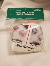 Vintage Decorate Your Own Christmas Ornament NOS picture