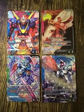 4x Lot Gundam TCG NM GD05-001LR+ GD05-006R+ GD05-021R+ GD05-035R+ picture