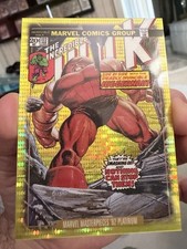 2024 Marvel Masterpieces ’92 Platinum Juggernaut VC Seismic Gold /92 picture