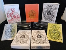 Victor E Mauger 1876 Centennial Playing Cards Masterpiece Collection Set Rare picture