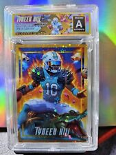 Tyreek Hill Dolphins Gold Atomic Stars Refractor Limited Edition Custom Card  picture