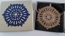1972 Metropolitan Museum of Art MMA Sterling Silver Snowflake Ornament picture