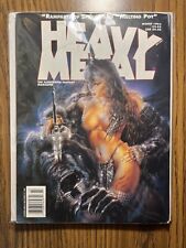 HEAVY METAL MAGAZINE 1 GORGEOUS LUIS ROYO COVER METAL MAMMOTH MAR 1993 VINTAGE picture