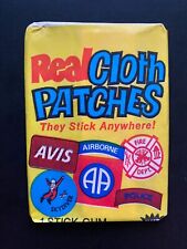 1971 Fleer Real Cloth Patches Sealed Wax Pack - Wrapper Variant 2 picture