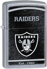 Zippo 29956,  Las Vegas Raiders NFL Lighter, Street Chrome Finish picture