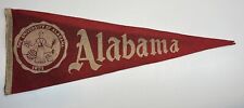 Vintage University of Alabama Wool Pennant Crimson Tide Football READ picture