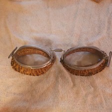 Antique 1920’s Luxor Aviator/ Motorcycle/ Touring Car Goggles picture