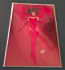 SCARLET WITCH #4 DAVID NAKAYAMA Exclusive FOIL Virgin Variant Ltd picture