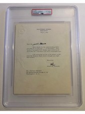 Robert F Kennedy 1964 Typed Letter Signed - Remembering JFK 8 Months After Death picture