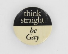 Vintage Gay Rights Pin 1977 Stonewall Riots Civil Rights LBGT Liberation Pride  picture