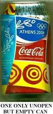 Russia Coca-Cola Athens 2004 Olympic Wreath EMPTY UNOPEN 11ozCan Genuine Russian picture