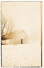 real photo Walkerville MI - Highland Orchard Packing House antique postcard RPPC picture