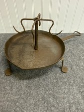 Hand Forged Iron Skillet with Revolving Hooks picture