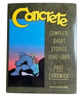 Vtg Concrete Short Stories 1986-1989  PB by Paul Chadwick Signed & Numbered picture