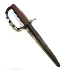 WWI US Army USMC LF&C 1917 Trench Knife with Jewel 1917 Scabbard picture