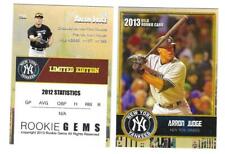 AARON JUDGE 2013 ROOKIE GEMS GOLD ROOKIE CARD NEW YORK YANKEES   SUPER HOT CARD picture