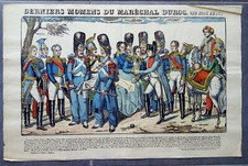 Napoleon Marechal Duroc 1813 Pellerin Imagery Large Lithograph Vintage Poster picture