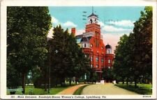 Main Entrance Randolph Macon Womans College Lynchburg VA Virginia WB Postcard PM picture