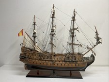 1690 San Felipe Spanish Galleon Ship Model Handmade Wooden Ship Fully Assembled picture