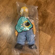 Vintage 1990 HOMER SIMPSON Plush Stuffed Burger King Doll - NEW / SEALED picture
