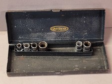 Vintage 1930s Craftsman BE Series 1/4” Socket 6Pc Set picture
