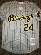 Throwback Barry Bonds Pittsburgh Pirates Retro Replica Medium Baseball Jersey picture